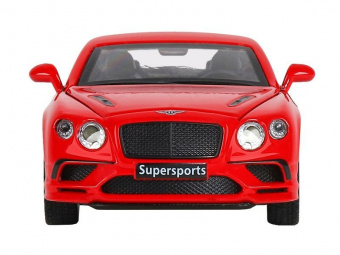 Машина ''АВТОПАНОРАМА'' Bentley Continental GT Supersports, красный, 1/32, в/к 17,5*12,5*6,5 см