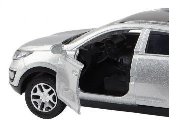 Машина ''АВТОПАНОРАМА'' KIA SPORTAGE R, серебряный, 1/39, инерция, в/к 17,5*12,5*6,5 см