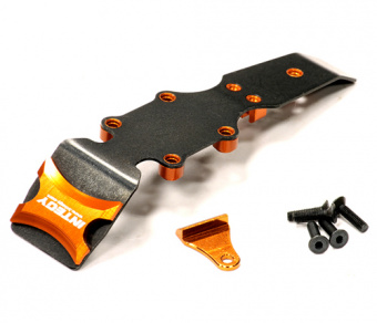 Защита днища перед (оранж) для 1/16 Traxxas E-Revo Slash Summit
