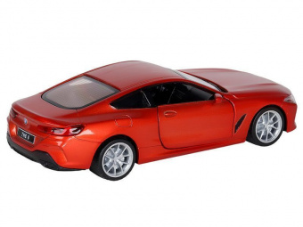 Машина АВТОПАНОРАМА BMW M850i Coupé, 1/35, красный, откр. двери, свет, звук, в/к 18*9*13,5 см