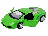 Машина АВТОПАНОРАМА Lamborghini Gallardo LP560-4, 1/43, зеленый, инерция, в/к 17,5*12,5*6,5 см