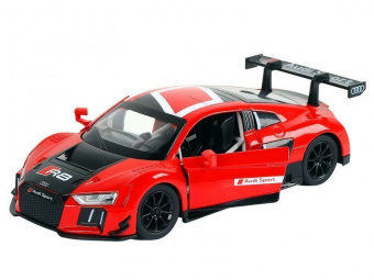 Машина ''АВТОПАНОРАМА'' Audi R8 LMS, красный, 1/24, свет, звук, в/к 24,5*12,5*10,5 см