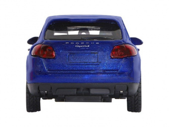Машина ''АВТОПАНОРАМА'' Porsche Cayenne S, синий перламутр, 1/43, инерция, в/к 17,5*12,5*6,5 см