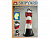 Сборная картонная модель Shipyard маяк Roter Sand Lighthouse (№46), 1/87