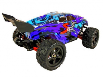 Радиоуправляемая трагги Remo Hobby S EVO-R UPGRADE (синяя) 4WD 2.4G 1/16 RTR