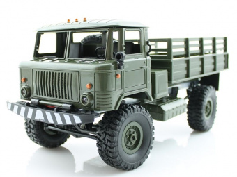 Радиоуправляемая машина WPL ГАЗ-66 грузовая (зеленая) 4WD 2.4G 1/16 KIT
