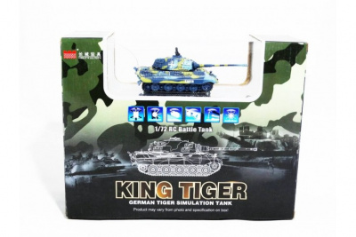 Радиоуправляемый микро танк King Tiger 2203 1:72 2.4Ghz