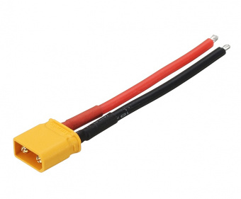 Разъем Amass XT30U (male) на проводе 10cm 16AWG