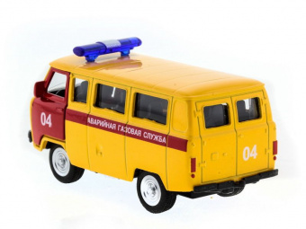 Машина ''АВТОПАНОРАМА'' инерц. УАЗ (аварийная) 1/50, в/к 12*7*5,5 см