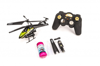 Радиоуправляемый вертолет WL Toys V757 Micro Helicopter 3Ch (с мыльными пузырями)