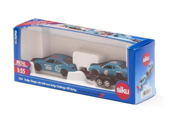 Гоночный сет моделей машин Siku 2565 Dodge Charger с Dodge Challenger, 1/55