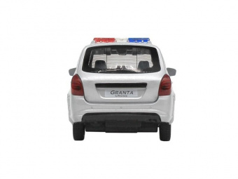 Машина ''АВТОПАНОРАМА'' LADA GRANTA CROSS Полиция, серебро, 1/24, свет, звук, в/к 24,5*12,5*10,5 см
