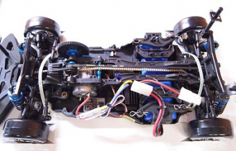 Радиоуправляемая модель для дрифта BSD Racing Cheetah DS, Brushed 4WD RTR 1:10 2.4G