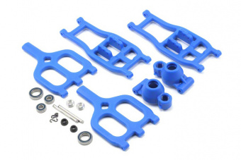True-Track Rear A-Arm Conversion, Blue:TMX 3.3/EMX