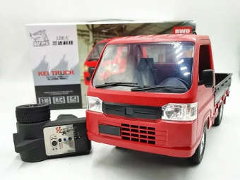 Радиоуправляемая машина WPL китайский грузовичок WL-01 (красная) 2.4G 1/10 RTR