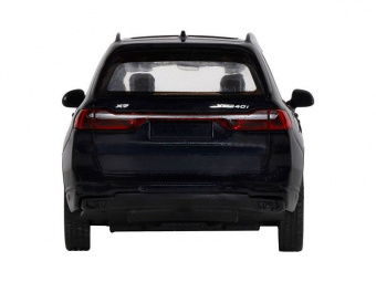 Машина АВТОПАНОРАМА BMW X7, 1/44, черный, инерция, откр. двери, в/к 17,5*12,5*6,5 см