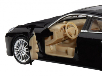 Машина ''АВТОПАНОРАМА'' Porsche Panamera S, черный, 1/32, свет, звук, инерция, в/к 17,5*13,5*9 см