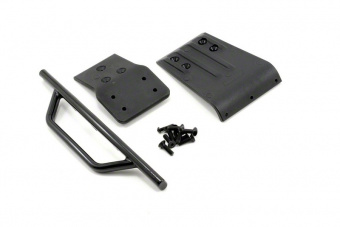 Slash 4x4 Front Bumper & Skid Plate - Black