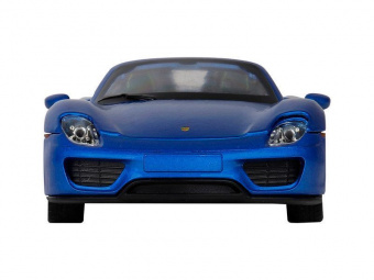 Машина АВТОПАНОРАМА Porsche 918 Spyder, 1/24, синий,  свет, звук, в/к 24,5х12,5х10,5 см