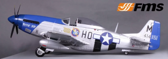 Радиоуправляемый самолёт FMS P-51D Mustang P2 1400MM