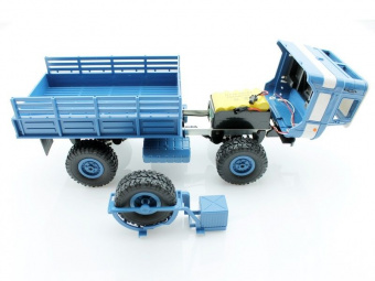 Р/У машина WPL Газ 66 грузовая (синяя) 1/16+акб 2.4G RTR