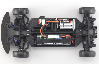 Радиоуправляемый автомобиль Kyosho 1:10 Put EP FAZER Mclaren F1 GTR Gulf 4WD 2.4 Ghz, электро, RTR