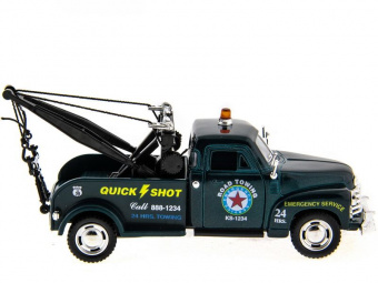 Машина Kinsmart 1953 Chevrolet 3100 Wreckler инерция (1/12шт.) 1:38 б/к