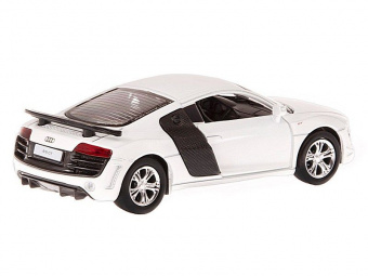 Машина ''АВТОПАНОРАМА'' Audi R8 GT, белый металлик, 1/43, инерция, в/к 17,5*12,5*6,5 см
