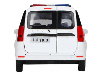 Машина ''АВТОПАНОРАМА'' LADA LARGUS Скорая помощь, 1/24, свет, звук, инерция, в/к 24,5*12,5*10,5 см