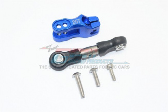 GPM Blue Aluminium 25T Качалка сервопривода и комплект рулевых тяг UDR16025-B