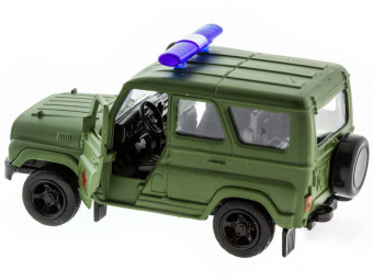 Машина ''АВТОПАНОРАМА'' инерц. УАЗ (армия) 1/50, в/к 12*7*5,5 см