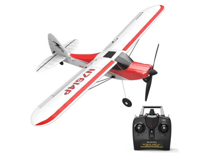 Радиоуправляемый самолет Volantex RC Sport Cub 500мм (синий) 2.4G 4ch LiPo RTF with Gyro