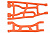 Верхний и нижний рычаги RPM X-Maxx Upper & Lower A-arm - Orange