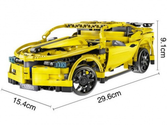 Радиоуправляемый конструктор CaDA Technic спортивная машина (419 деталей)