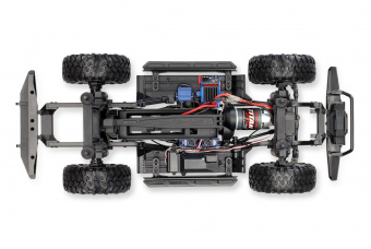 Радиоуправляемая модель TRAXXAS TRX-4 1:10 Land Rover 4WD Scale and Trail Crawler Серебристый