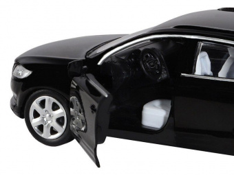 Машина ''АВТОПАНОРАМА'' Audi Q7, черный, 1/32, свет, звук, инерция, в/к 17,5*13,5*9 см