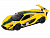Машина ''АВТОПАНОРАМА'' Mclaren P1™ GTR, желтый, 1/32, свет, звук, инерция, в/к 17,5*12,5*6,5 см