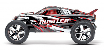 Радиоуправляемая трагги TRAXXAS Rustler 1:10 2WD TQ Красная