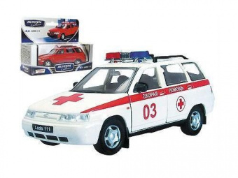 Машина Autotime ''LADA 111'' скорая помощь 1:36