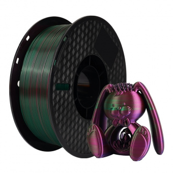 Филамент Kingroon PLA Dual Silk Red-Green 1.75mm 1KG
