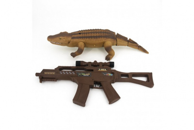 Крокодил на радиоуправлении со световым пистолетом