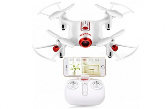 Р/У квадрокоптер Syma X20W с FPV трансляцией Wi-Fi, барометр 2.4G RTF
