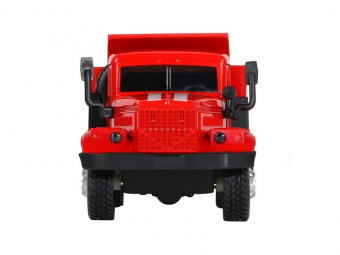 Машина ''АВТОПАНОРАМА'' Грузовик, красный, 1/32, свет, звук, инерция, в/к 24*8*10 см