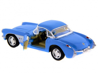 Машина Kinsmart Chevrolet Corvette 1957 инерция (1/12шт.) 1:34 б/к