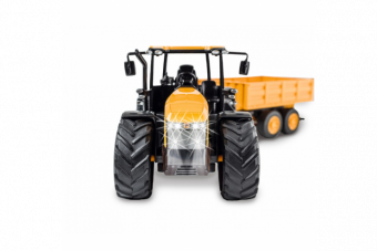 Радиоуправляемый фермерский трактор JCB с прицепом 2.4G масштаб 1:16