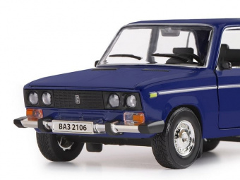 Машина ''АВТОПАНОРАМА'' ВАЗ 2106, 1/22, синий, инерция, в/к 24,5x12,5x10,5 см
