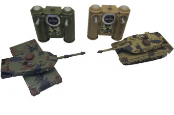 Танковый бой HuanQi Leopard 1:48, 2.4G (два танка, з/у, акк)