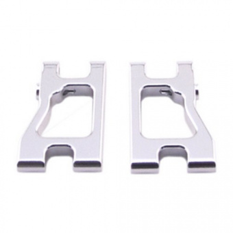 Alum. Front/Rear Lower Arm (Silver): RC18R