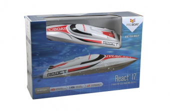 Радиоуправляемый катер ProBoat React 17 Self-Righting Brushed Deep-V RTR
