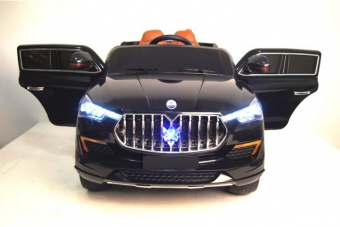 Электромобиль Maserati (резиновые колеса, кожаное сидение)